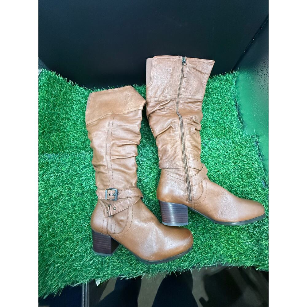 Array- Tan- Mid Calf Boots- Size 8W - Picture 10 of 10